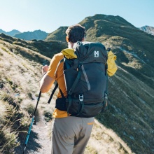 Millet Wanderrucksack Ubic (für Mehrtagestouren, komfortables Tragesystem, vielseitig, funktionell) dunkelgrün Herren - 40 Liter